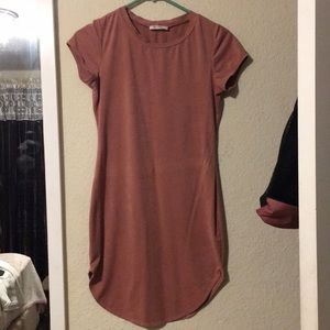 Nude pink small fitted dress